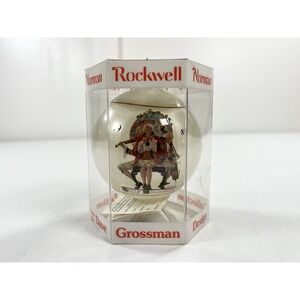 New Vintage 1985 Norman Rockwell Dave Grossman Christmas Ornament 11th Ltd Ed 43